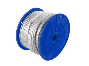 Toolcraft TC0988 Cable de Acero 7x19 Hilos 3/16x75m