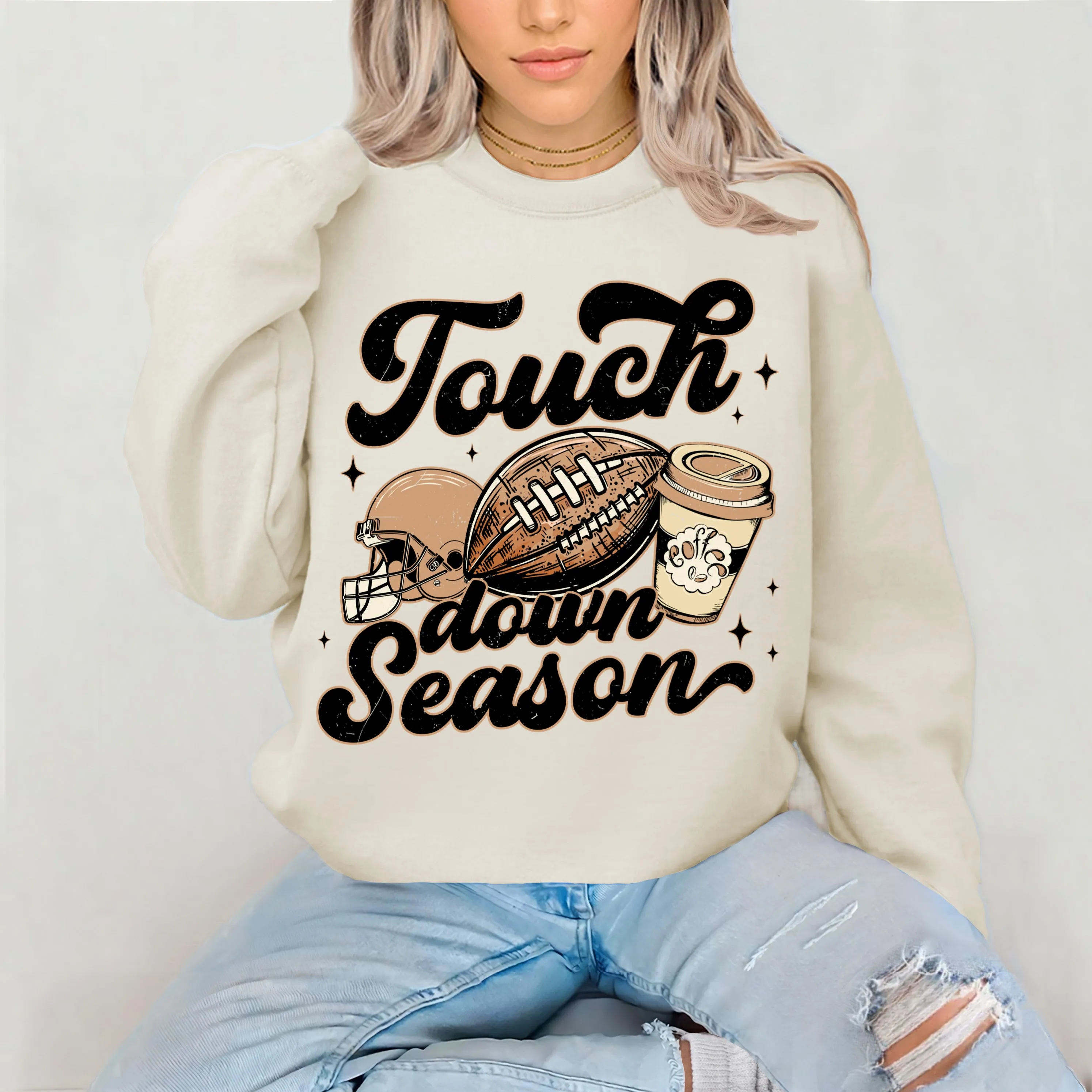 Touchdown Season Fall Crewneck