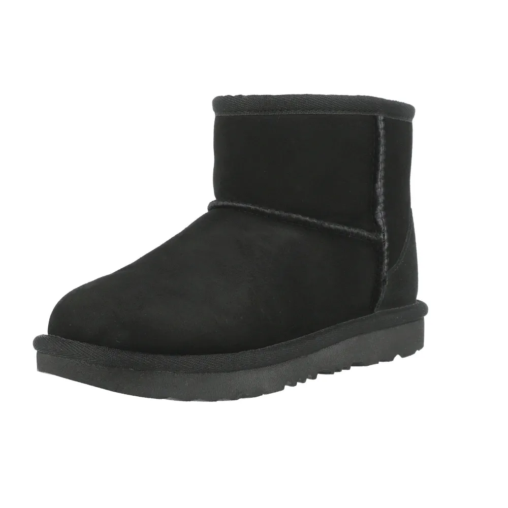UGG Classic Mini Black Ankle Boots