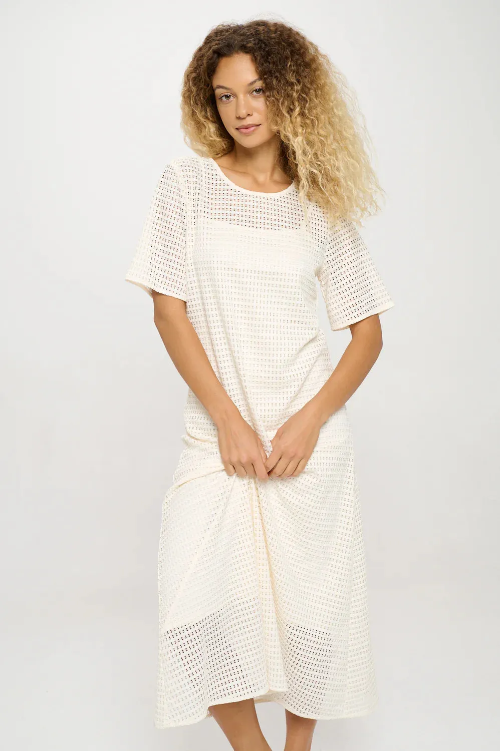 Vanilla Honeycomb Dress