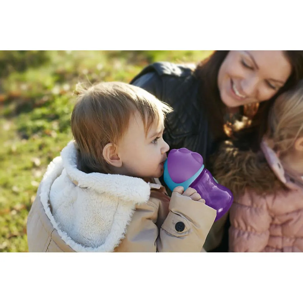 Vaso con bombilla flexible Avent Dino