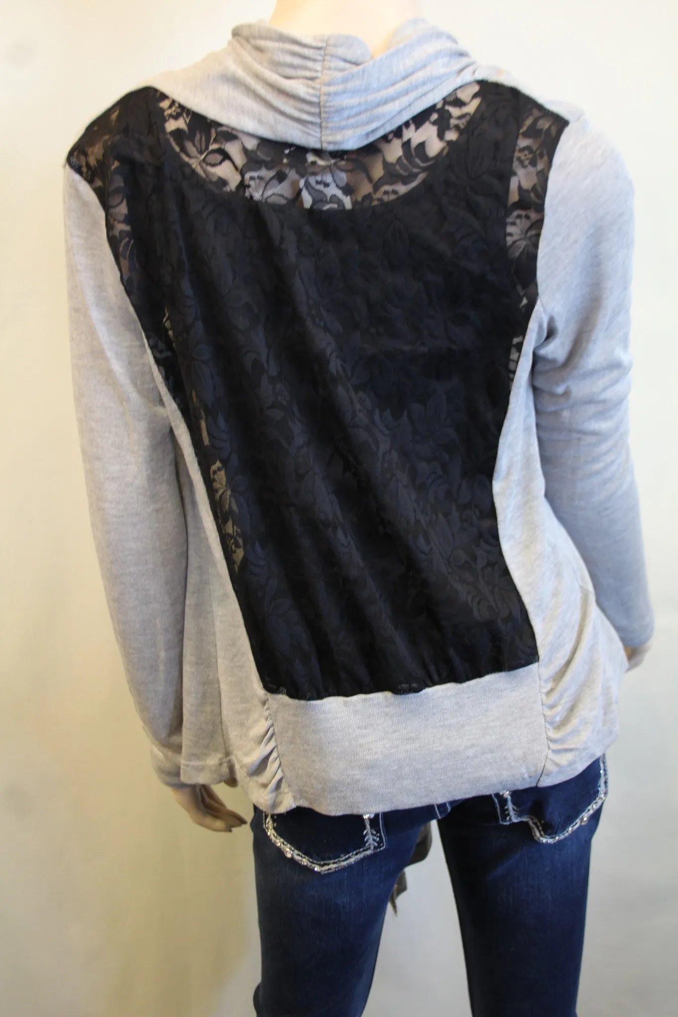 Vocal |  Cardigan Long Sleeve Grey