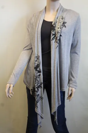 Vocal |  Cardigan Long Sleeve Grey