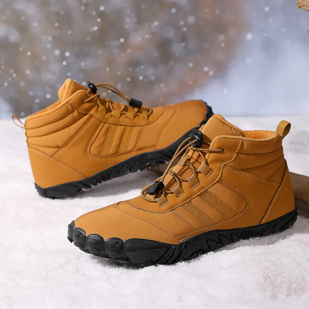 Waterproof and windproof outdoor barefoot boots