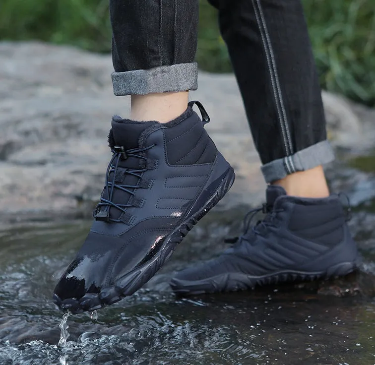 Waterproof and windproof outdoor barefoot boots