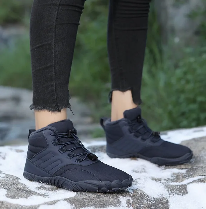 Waterproof and windproof outdoor barefoot boots