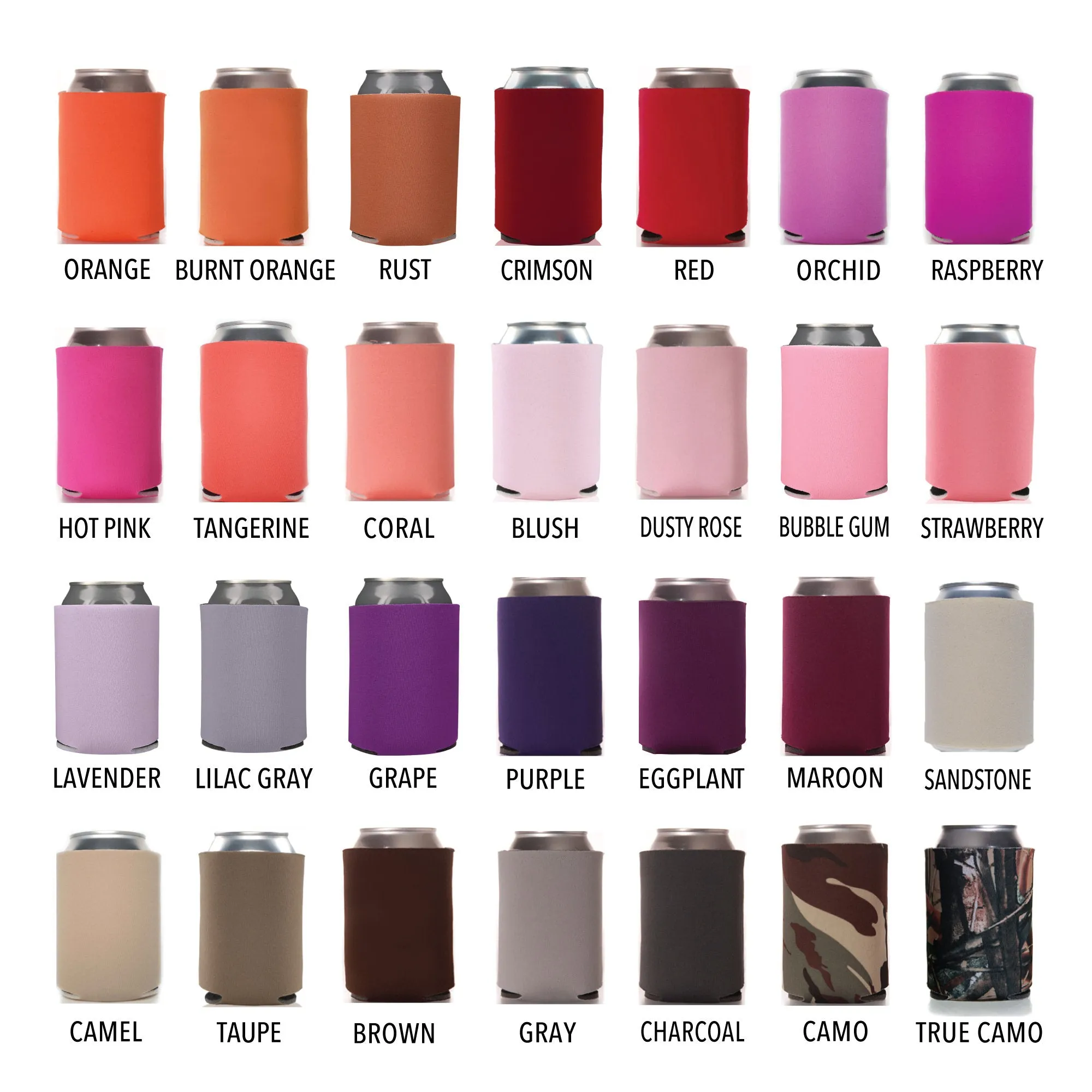 Wedding Can Cooler #29FR - Full Color