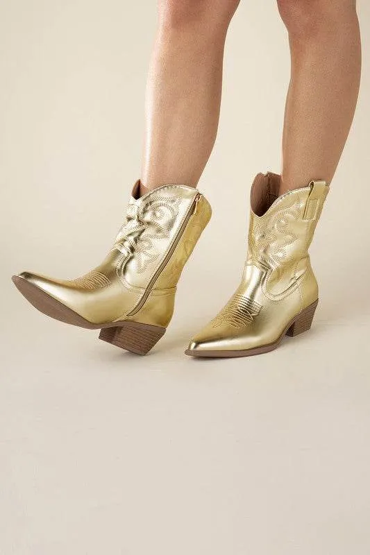 WILLA-1 Western Booties