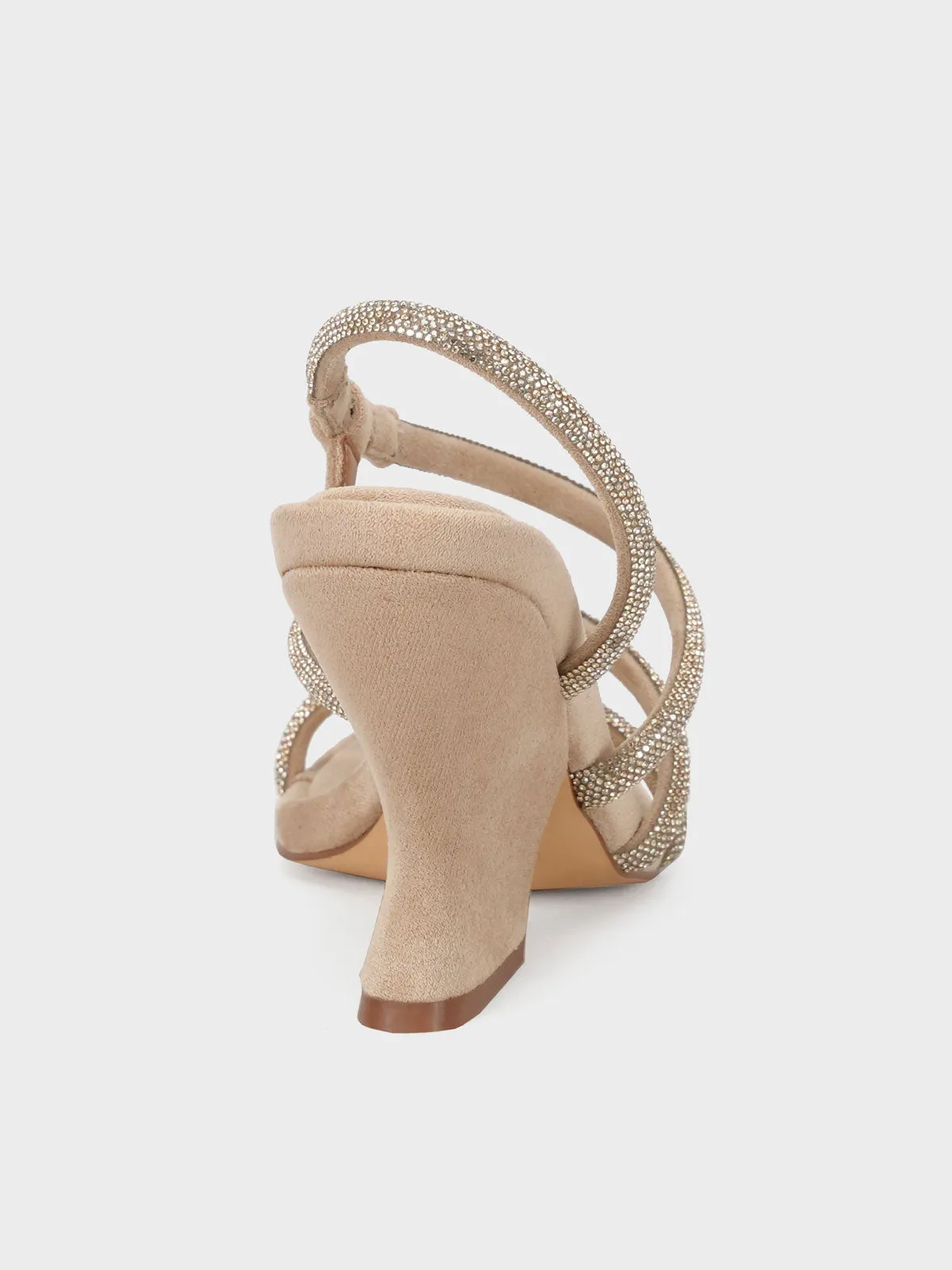 Womens "WINDY" Stylish Fancy Heel Sandals