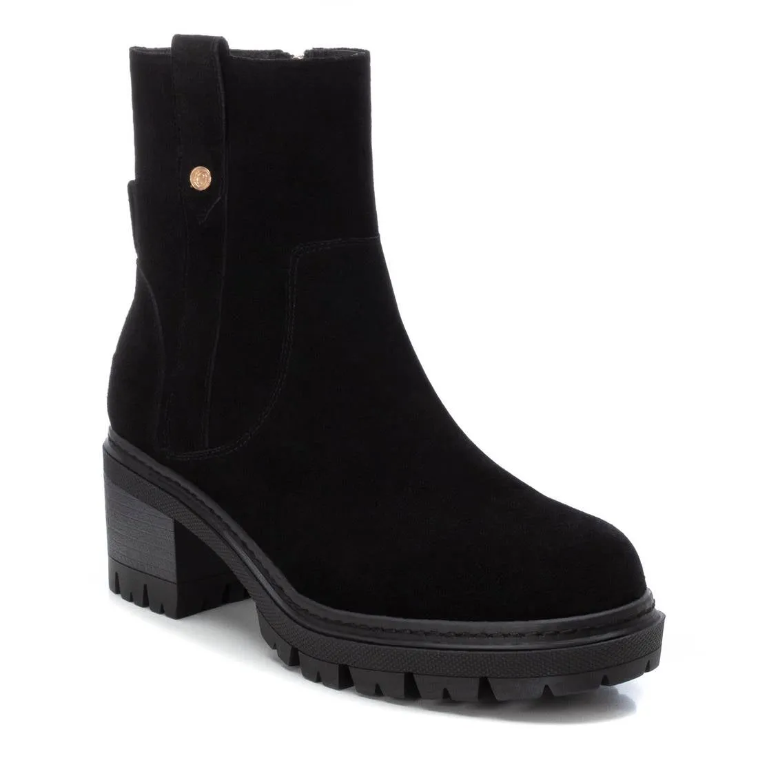 Women's Suede Booties Carmela By XTI 160967 Black