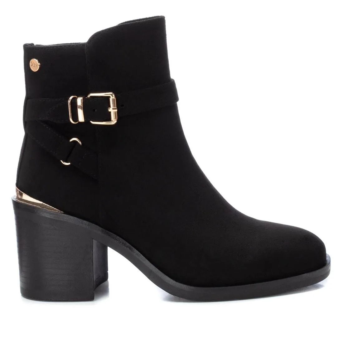 Women's Suede Dress Booties By XTI 141735 Black