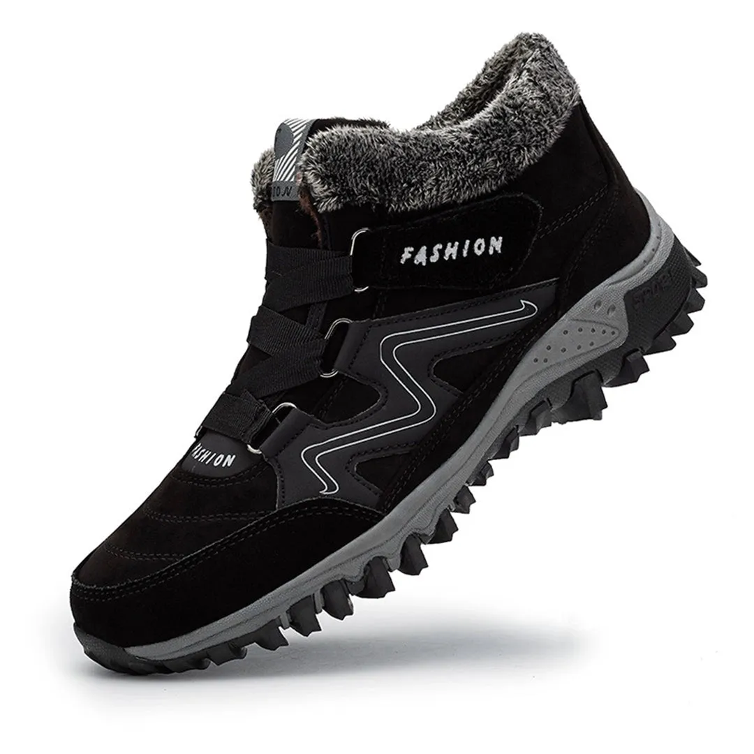 Women's Waterproof Insulated Hiking Boots - Stylish & Anti-Slip