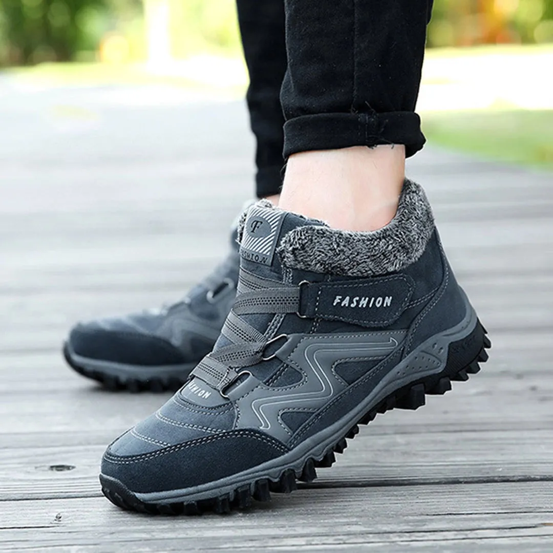 Women's Waterproof Insulated Hiking Boots - Stylish & Anti-Slip