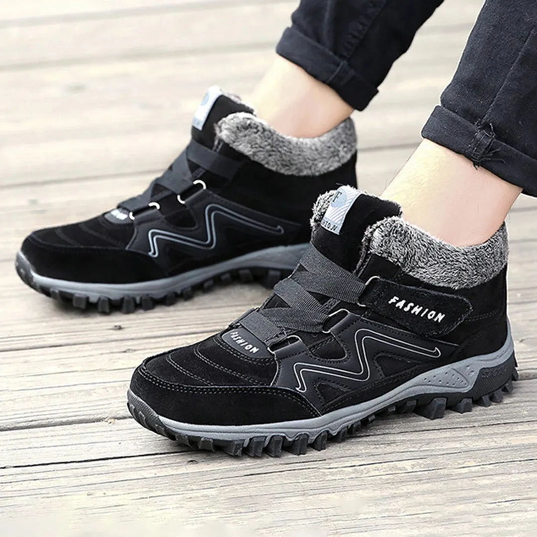 Women's Waterproof Insulated Hiking Boots - Stylish & Anti-Slip