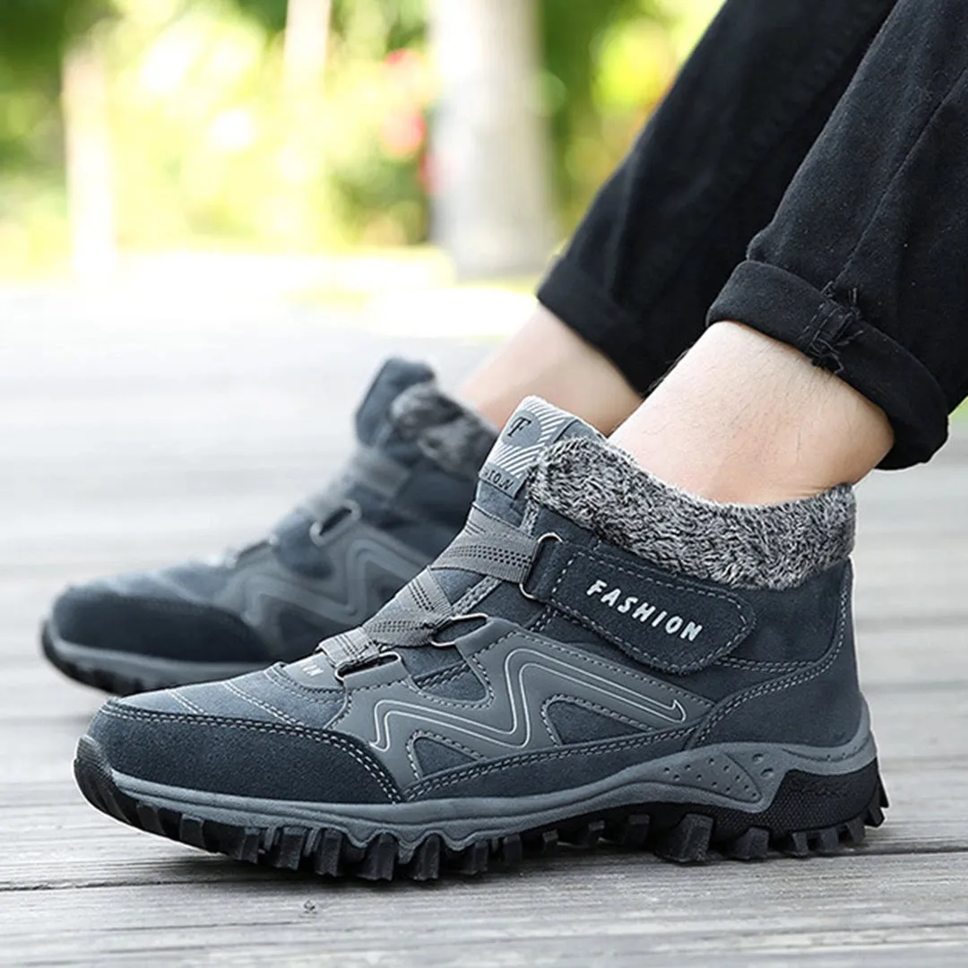 Women's Waterproof Insulated Hiking Boots - Stylish & Anti-Slip
