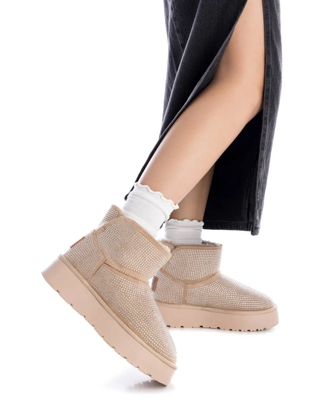 Women's Winter Suede Booties By XTI 142942