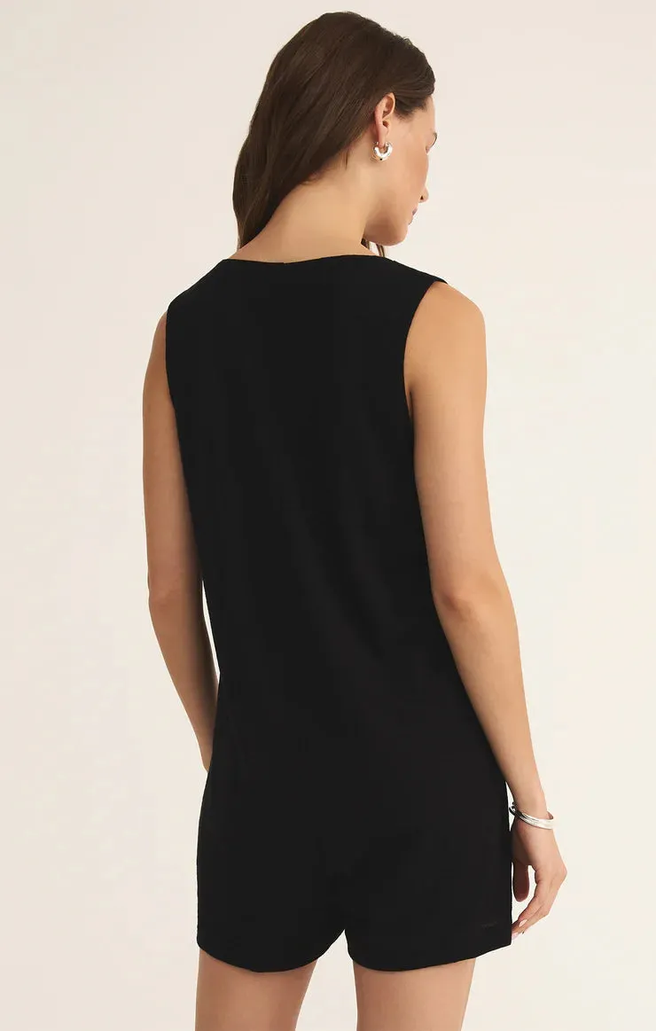 Z SUPPLY Solace Textured Slub Romper