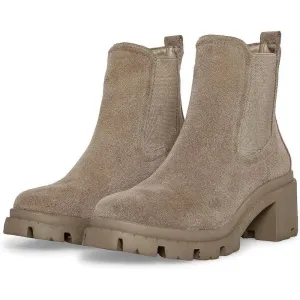 Zoltin Mushroom Faux Suede Lug Booties